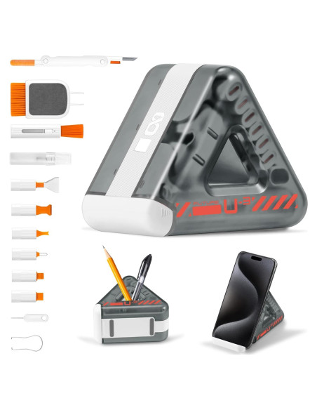 Cepillo de Limpieza Multifuncional 9 en 1 Genérico Negro