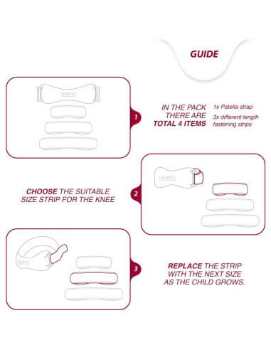 Faja de Rodilla KARM para Niños - Soporte Patelar Beige