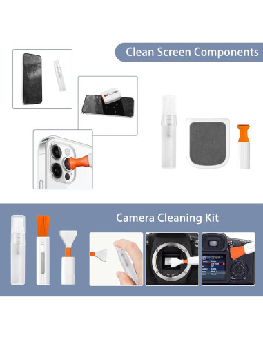 Cepillo de Limpieza Multifuncional 9 en 1 Genérico Negro