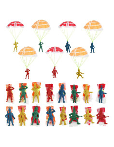 Juguetes Paracaidistas Manmel 40 Piezas para Niños