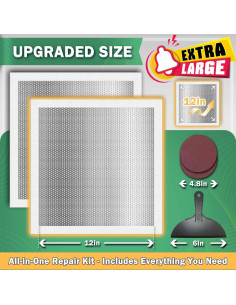 Kit de Reparación de Paneles de Yeso Seloom 30.48 cm - Rápido y Fácil 2