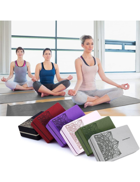 Bloques de Yoga Nuveti de Espuma EVA Verde Bosque - 2 Unidades