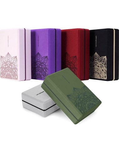 Bloques de Yoga Nuveti de Espuma EVA Verde Bosque - 2 Unidades