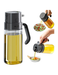 Rociador de Aceite Whisary 550 ml Reutilizable para Cocina