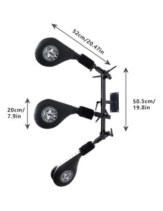 Soporte de Patadas de Taekwondo RISANXUN con 3 Almohadones 2