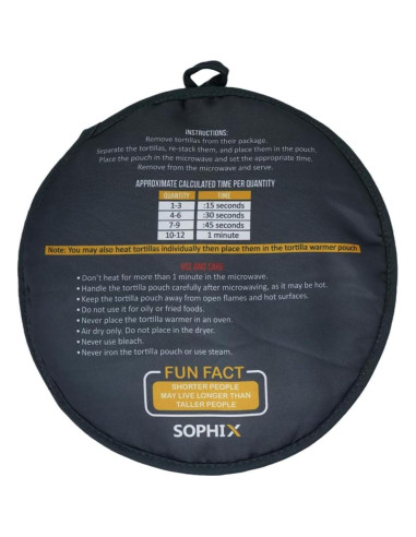 Bolsa Calentadora de Tortillas Sophix 30.48 cm Floral Aislante