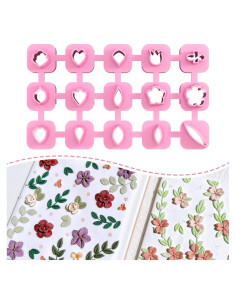 Cortadores de Arcilla Polimérica Mini Keoker - 15 Formas para Aretes