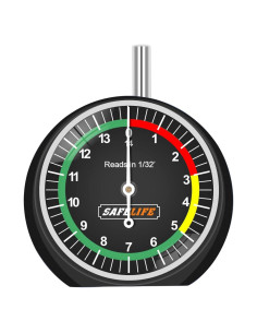 Medidor de Profundidad de Banda de Rodadura SAFELIFE 10.32 mm