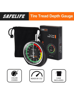 Medidor de Profundidad de Banda de Rodadura SAFELIFE 10.32 mm 2