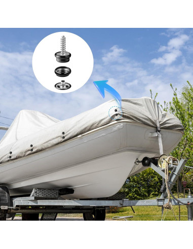 Kit de 152 Broches a Presión Hicdaw de Acero Inoxidable