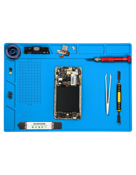 Alfombrilla de Soldadura de Silicona PAFOWO S-130 35x25cm