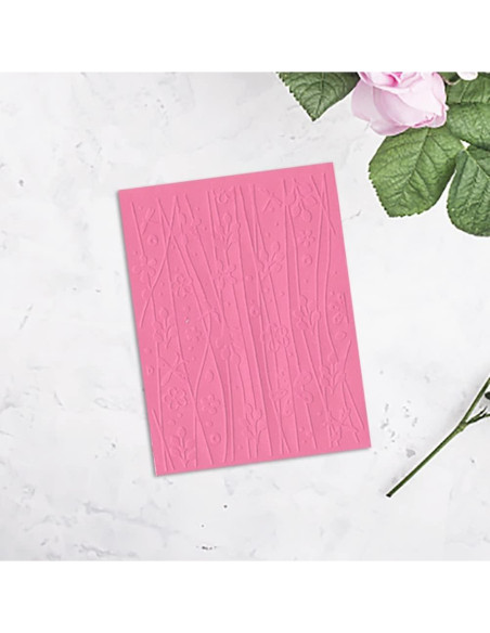 Carpeta de Embossing 3D Hying Flores y Ramas 14.5x10.5 cm