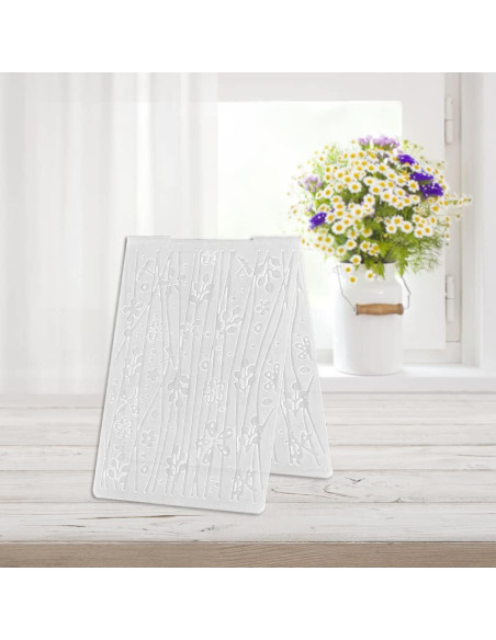 Carpeta de Embossing 3D Hying Flores y Ramas 14.5x10.5 cm