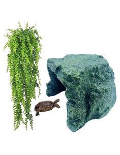 Cueva Escondite Roca Reptil Kathson 16.5x16x12cm Decoración