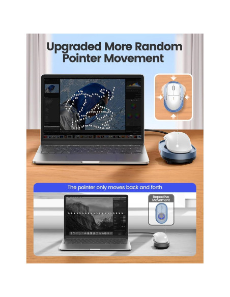 Mover de Ratón Indetectable Vaydeer FM2081 Azul Marino