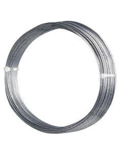 Alambre para colgar cuadros Cerpourt 15.2 m 30 lbs Plateado