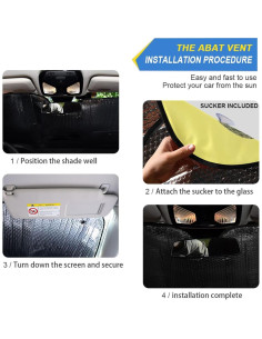 Sombrilla para Parabrisas RPLIFE E07Z20001 Plegable 134.6x59.7 cm 2