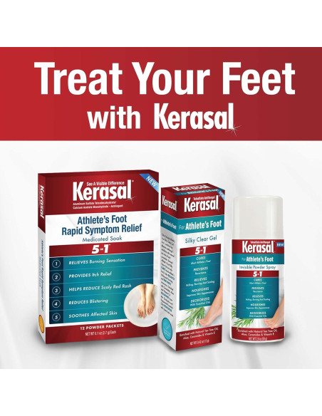 Kerasal Spray Invisible en Polvo para Pie de Atleta 56.7 g