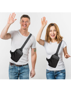 Mini Bolsa Cruzada Unisex Impermeable para Teléfono 21.8x15cm 2