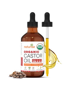 Aceite de Ricino Orgánico Naturise 118 ml Prensado en Frío