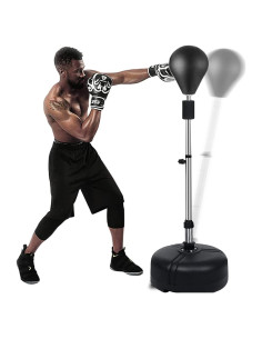 Saco de Boxeo con Soporte OPPSDECOR Ajustable 144-156cm