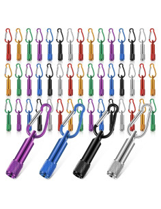 Paquete de 49 Mini Linternas LED de Llavero Cunno