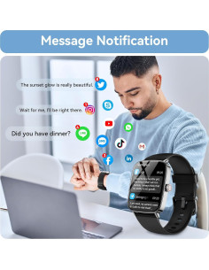 Reloj Inteligente Tensky 1.85" Pantalla Táctil IP68 Fitness 2