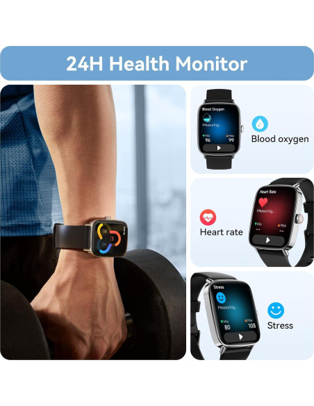 Reloj Inteligente Tensky 1.85" Pantalla Táctil IP68 Fitness