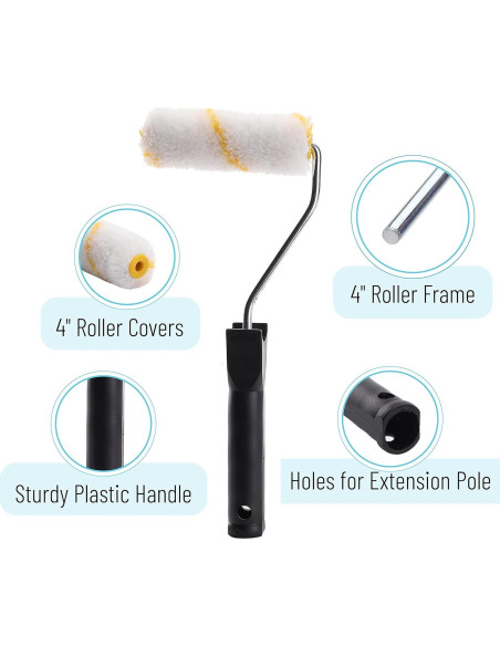 Juego de Herramientas de Pintura Bates Choice - 5 Piezas Juego de Herramientas de Pintura Bates Choice - 5 Piezas