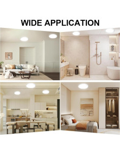 Luz de Techo Empotrada LED DLLT 30 cm 24W 5 Temperaturas Color 2