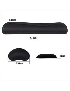 Juego de Almohadillas Ergonómicas Poualss para Teclado y Ratón 2