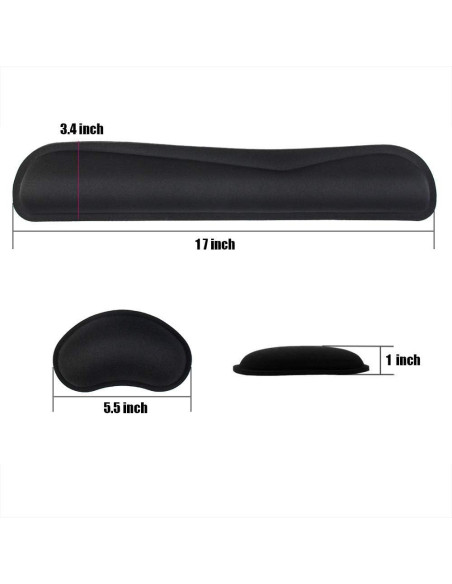 Juego de Almohadillas Ergonómicas Poualss para Teclado y Ratón