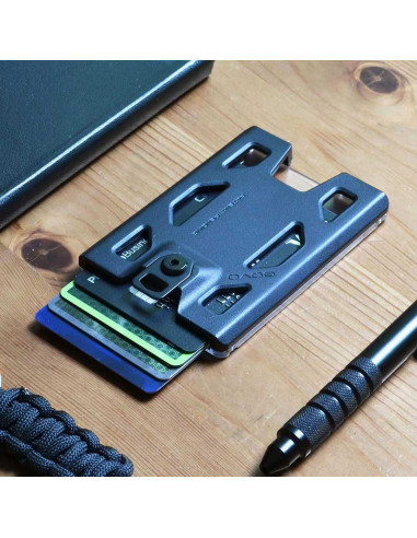 Soporte de Insignia GOVO T4 Sin Clip - Policarbonato Negro