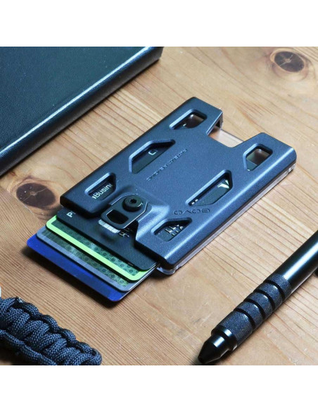 Soporte de Insignia GOVO T4 Sin Clip - Policarbonato Negro