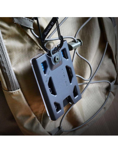 Soporte de Insignia GOVO T4 Sin Clip - Policarbonato Negro