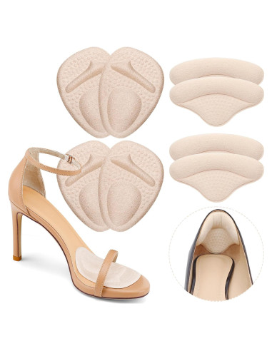 Cojines metatarsales y almohadillas talón Comfowner 4 pares