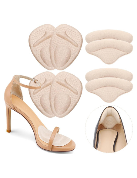 Cojines metatarsales y almohadillas talón Comfowner 4 pares