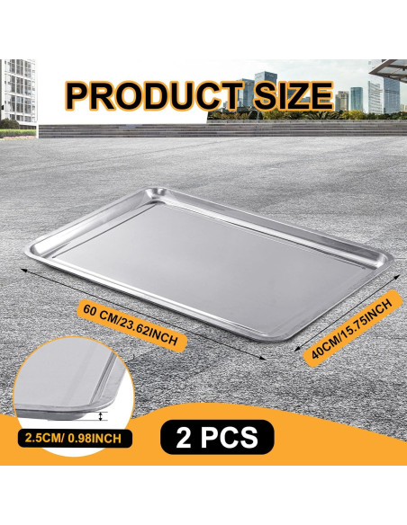 Bandeja de Goteo de Aceite Datanly 60 x 40 cm Acero Inoxidable