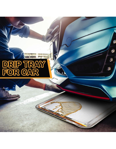 Bandeja de Goteo de Aceite Datanly 60 x 40 cm Acero Inoxidable