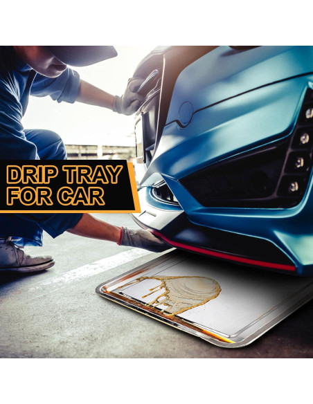Bandeja de Goteo de Aceite Datanly 60 x 40 cm Acero Inoxidable