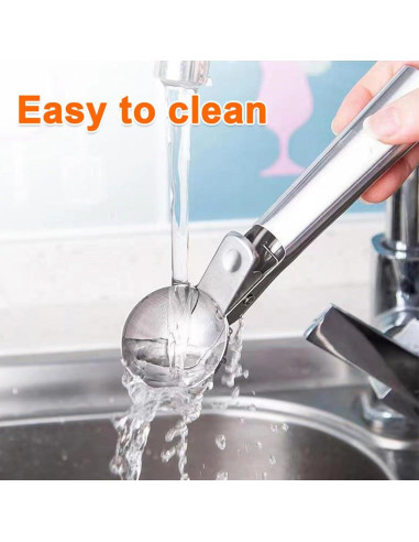 Cuchara de Helado Acero Inoxidable MLX con Gatillo Negro