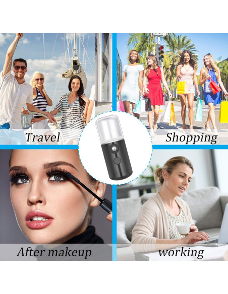 Vaporizador Facial Nano Mudder 30ml USB 4 Pcs Colores