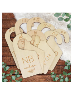 Divisores de Armario para Bebés ITDYB - Juego de 8 Madera