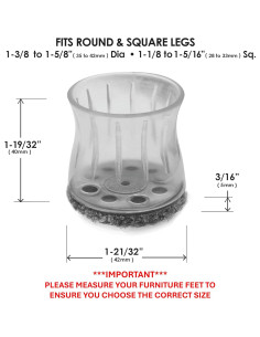 Deslizadores de Muebles Slipstick Gorilla para Exteriores - 8 Piezas 2