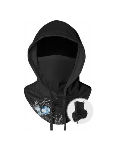 Máscara Balaclava Refrigerante Unisex UV 50+ Negra