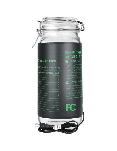 Alfombrilla Térmica iPower 26.4 x 52.7 cm para Germinación