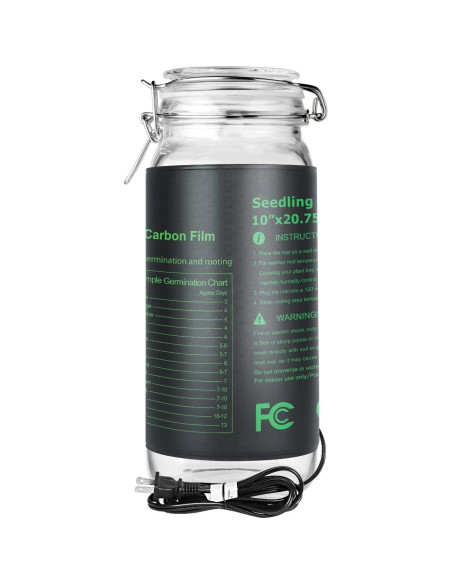 Alfombrilla Térmica iPower 26.4 x 52.7 cm para Germinación