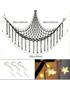 Hamaca de Animales de Peluche YELIENM con Luz LED 99x140 cm 2