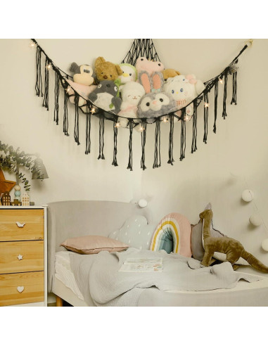 Hamaca de Animales de Peluche YELIENM con Luz LED 99x140 cm