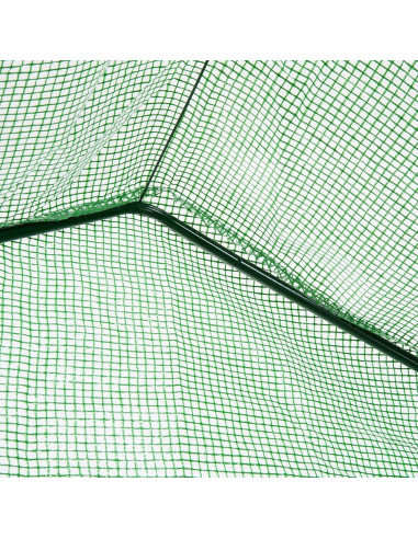 Invernadero portátil Outsunny 1.52x0.76x1.98m con 3 estantes